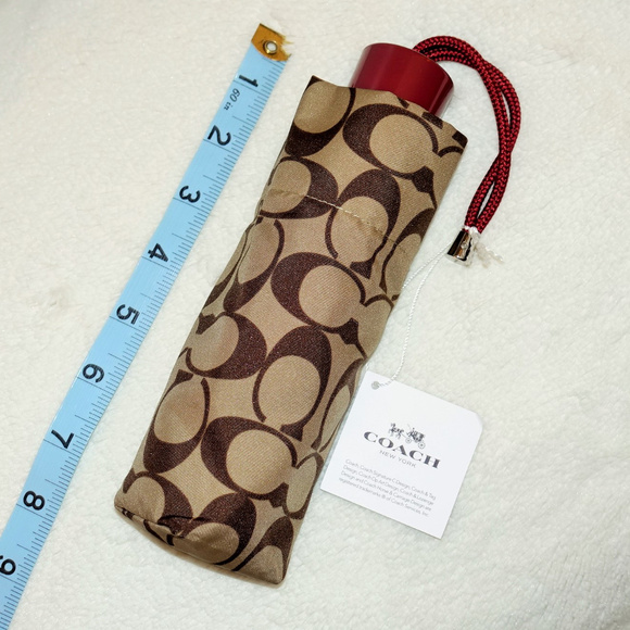 Coach Signature Mini Umbrella 🎉Host Pick🎉 - Picture 3 of 5